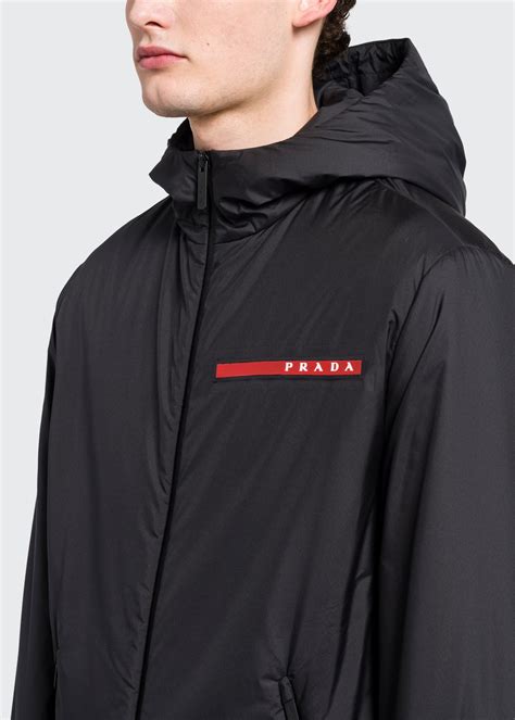 prada jacket red line